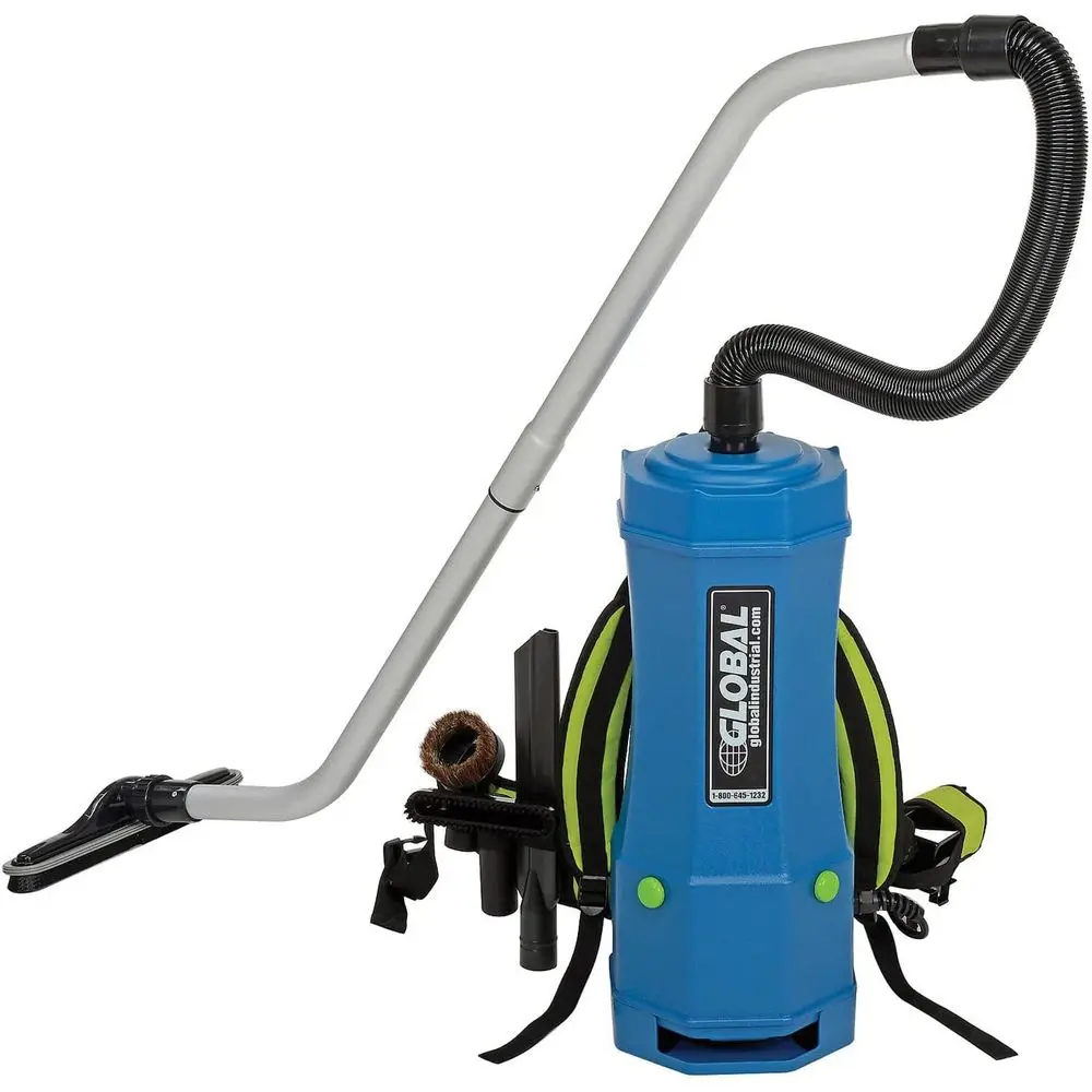 

1.5 Gallon HEPA Backpack Vacuum Cleaner with 8-Tool Kit, 1500W, 120V, 50ft Cord, Quiet 63dB