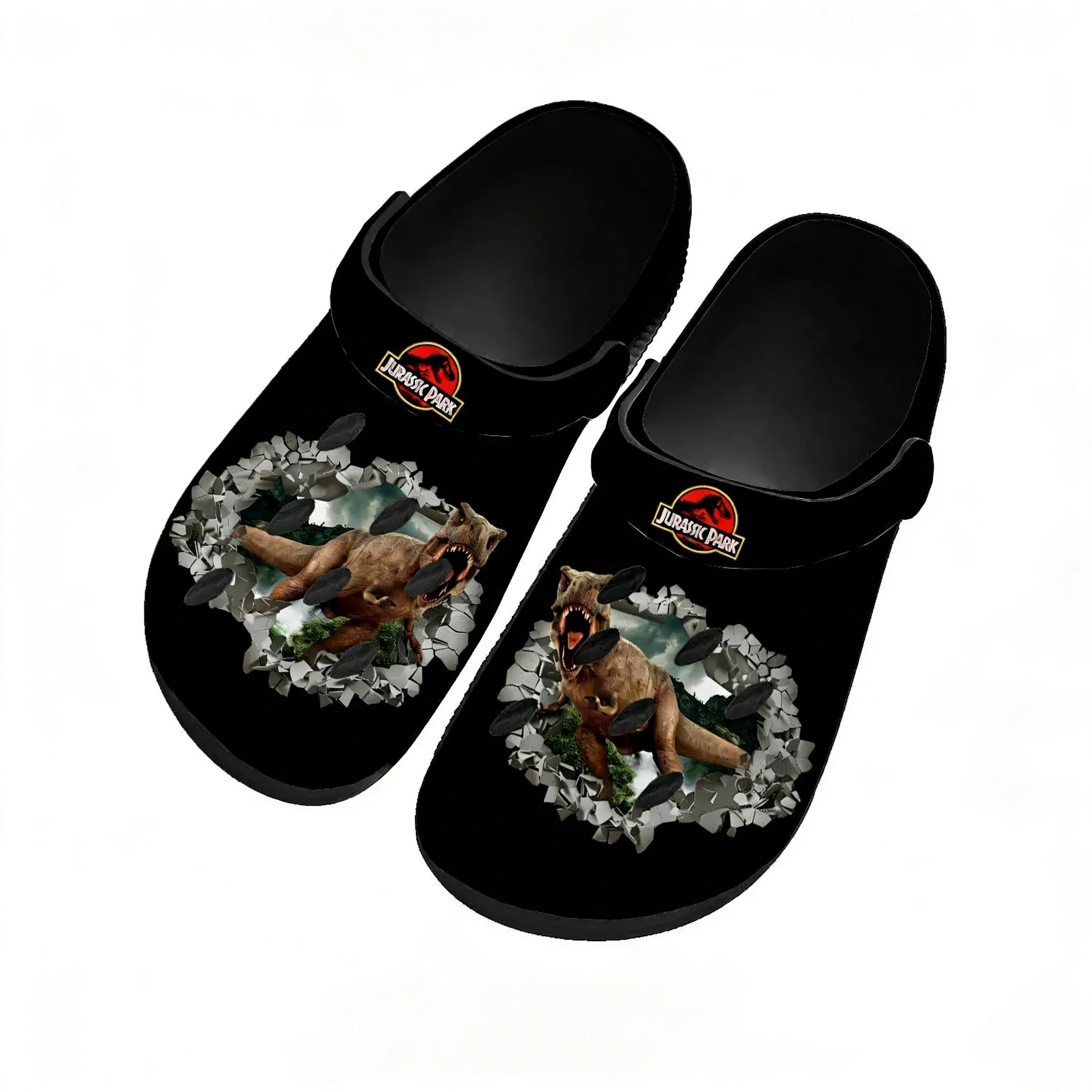 

Jurassic Park Water Shoes Men Women Teenager Non-slip Fashion Home Garden Clogs Custom Sandals Beach Breathable Hole Slipper