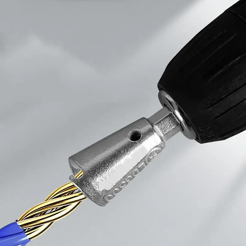 1Pcs Quickly Twister Electrician Artifact Wire Twisting Tools For Power Drill Drivers Twisted Connector Cable Device Multi-tool
