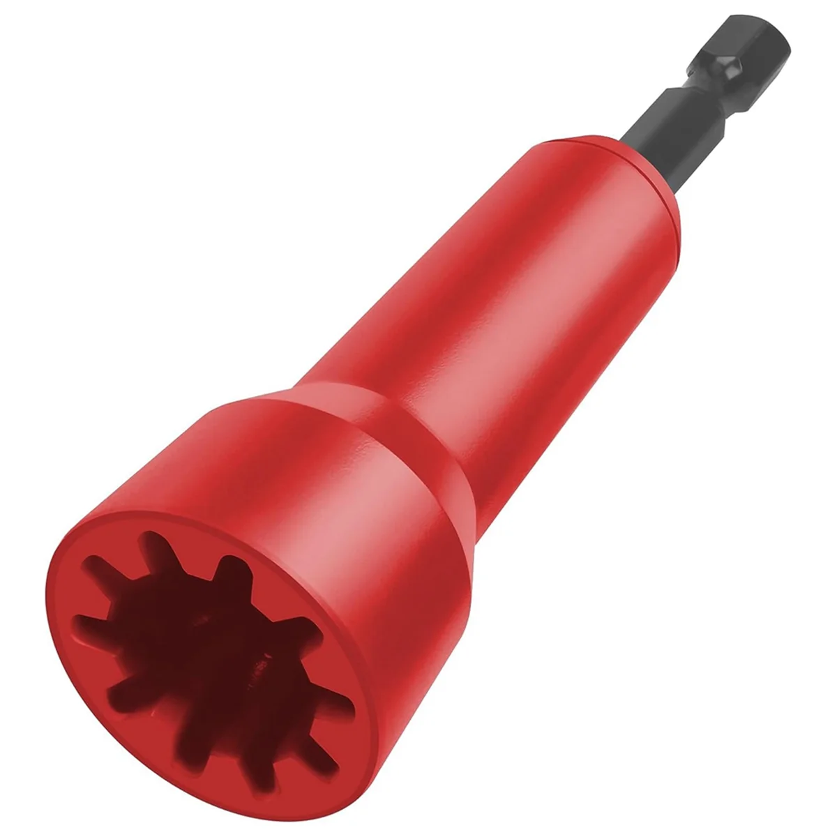 L74A Wire Twisting Tool, Wire Nuts Driver, Twist Wire Connector Socket Wire Twisting Spinner with 1/4Inch Chuck-Red