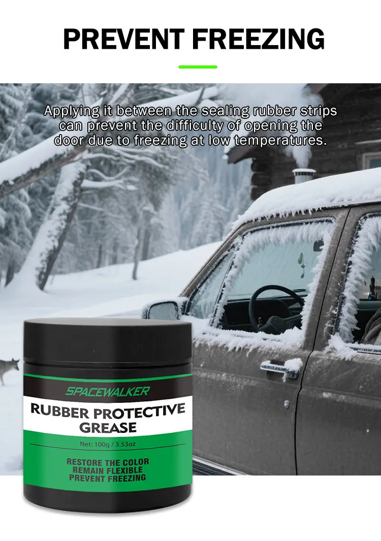 Gummischutzfett, verjüngt Farbe und Flexibilität, verhindert das Aufkleben im Winter, verlängert Gummidichtungen an Türen und Fenstern – Detail 8