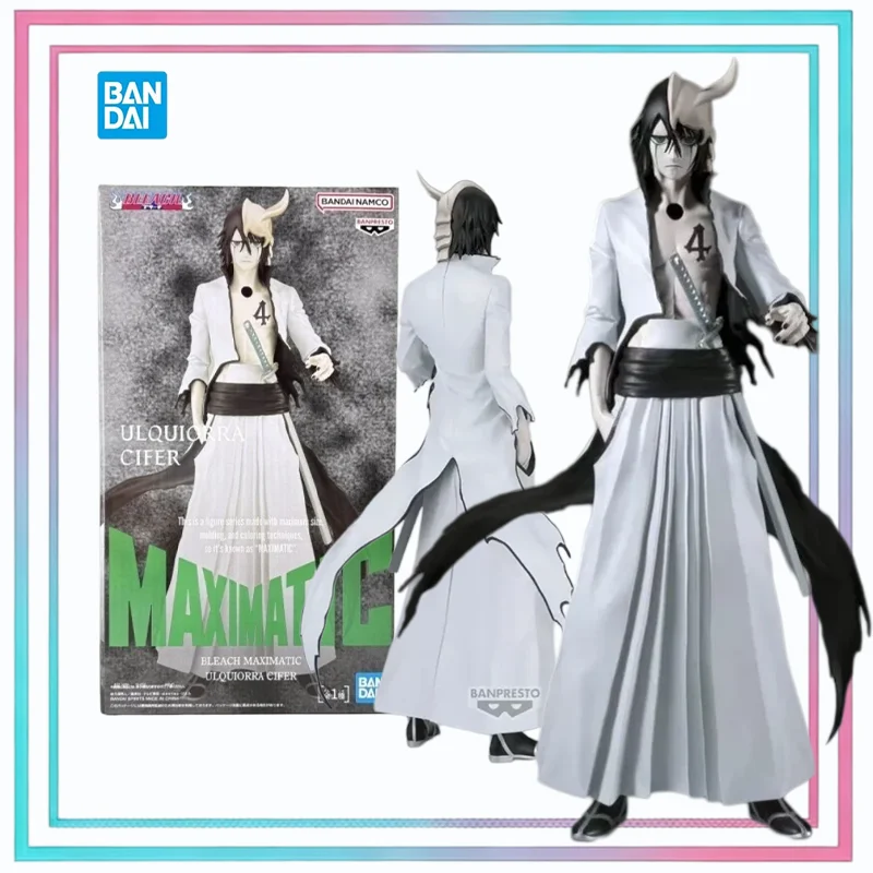 

Bandai Original Banpresto Bleach Maximatic Ulquiorra Cifer Espada Anime Action Figure Model Toy Collection Gift