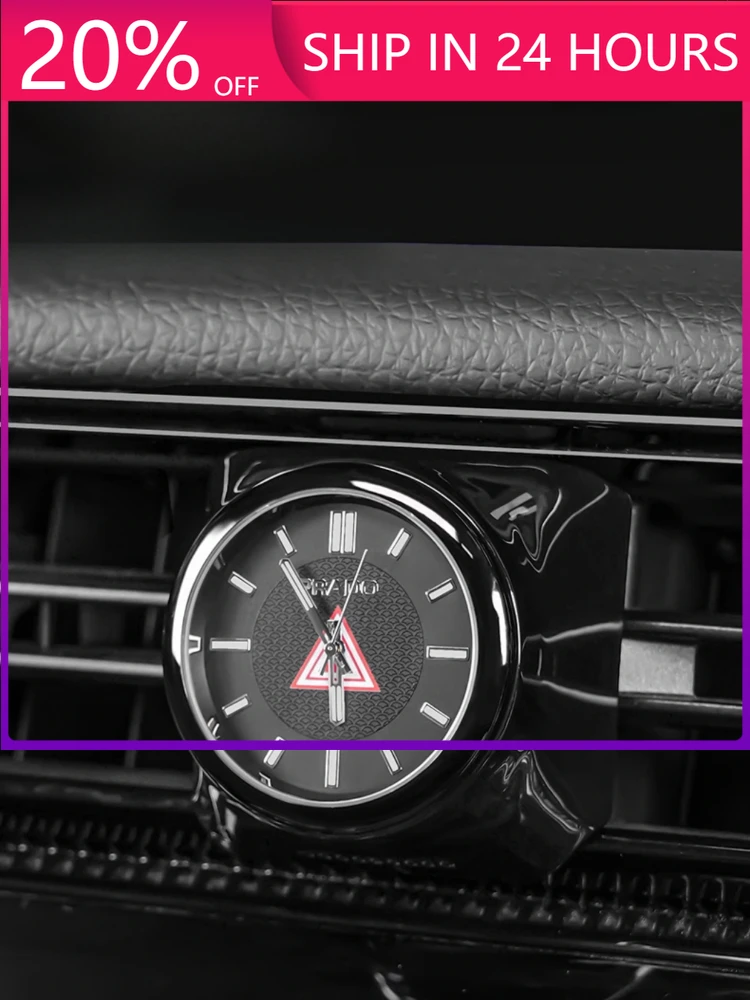 NEW For Toyota Prado Land Crusier LC250 2024 2025 Car Clock Mini Electronic Clock Quartz Watch Internal Stick-On Digital Watch