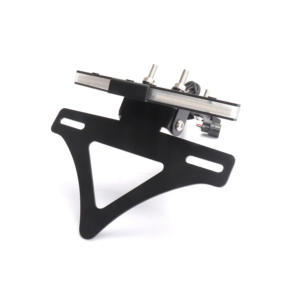 For Kawasaki Z1000 Z 1000 2018-2023 2022 2021 Motorcycle LED Rear Short Tail License Plate Holder Tidy Fender Tailstock