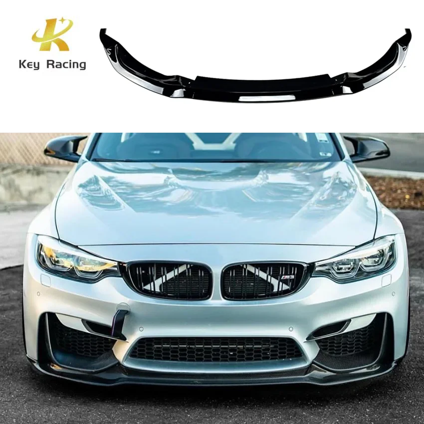 

F80 F82 M3 M4 Front Bumper Lip For BMW 3 Series M3 F80 F81 4 Series M4 F82 F83 2015-2020 Front Lip Splitter Canard Protector