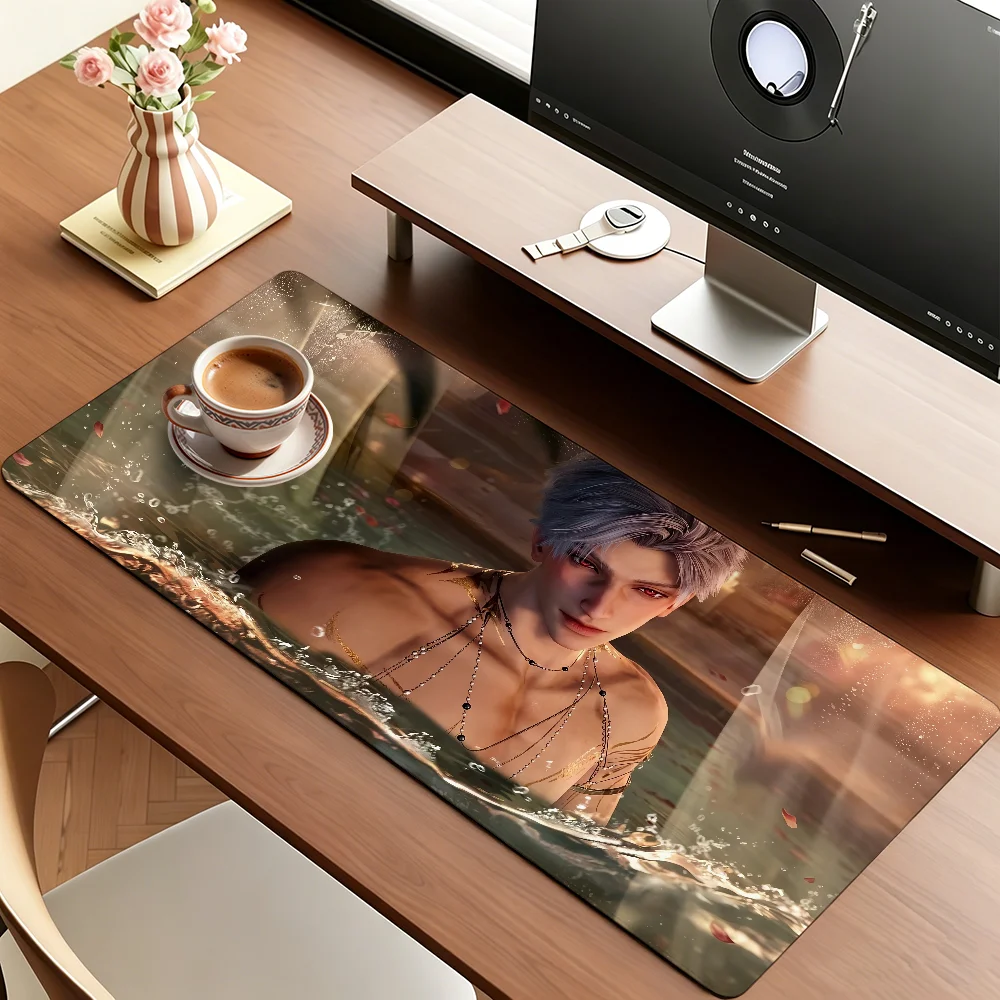 Love and Deepspace Rafayel Xavier Zayne Sylus Caleb Mouse Pad For Office Gaming And Keyboards Non-Slip Large Waterproof