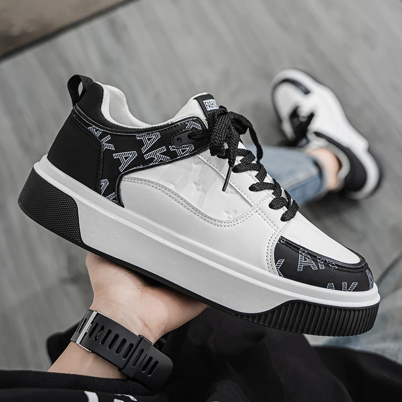 

2025 New Casual Trend Fashionable Sports Casual Simple and Versatile Low Top Niche Men's Trendy Board Shoes