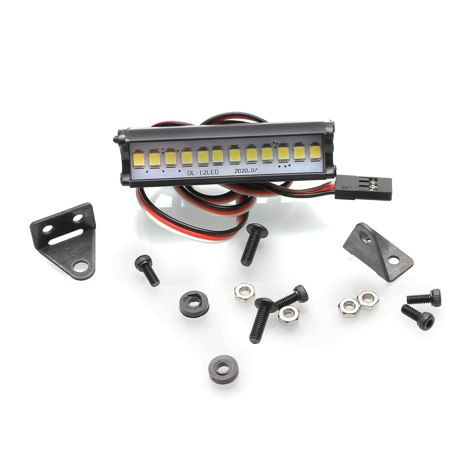 Universal Rc Car Roof Lamp Led Light Bar For Axial SCX10 for Traxxas TRX4 D90 90048 1/10 Rc Crawler Car