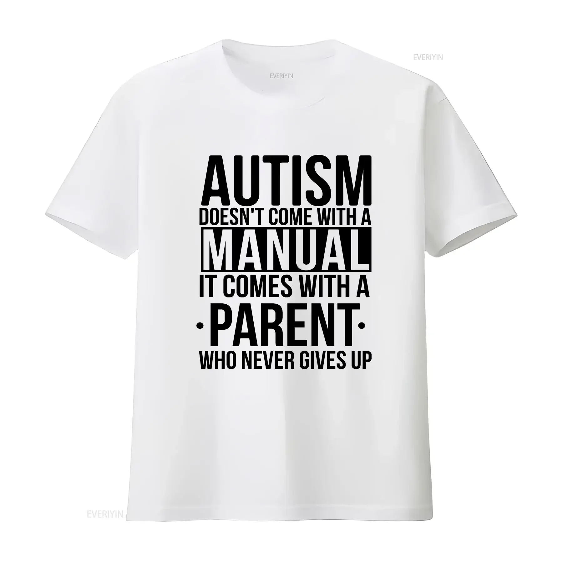 Autism Doesn't Come With A Manual It Comes Parent Who Never Gives Up Bella Canvas T Shirt Pick From Several Colors Super SofT