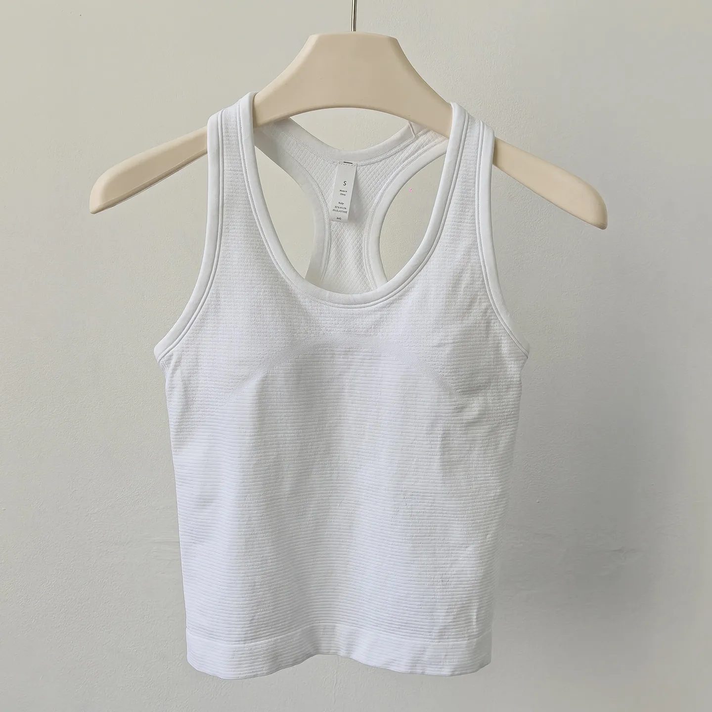 All-in-One Yoga-Wear I-förmige Weste für Damen Julong Stoßfeste Atmungsaktive Lauf- und Fitnessbekleidung Sportliche Schlankmachende Ärmellose Weste – Detail 6