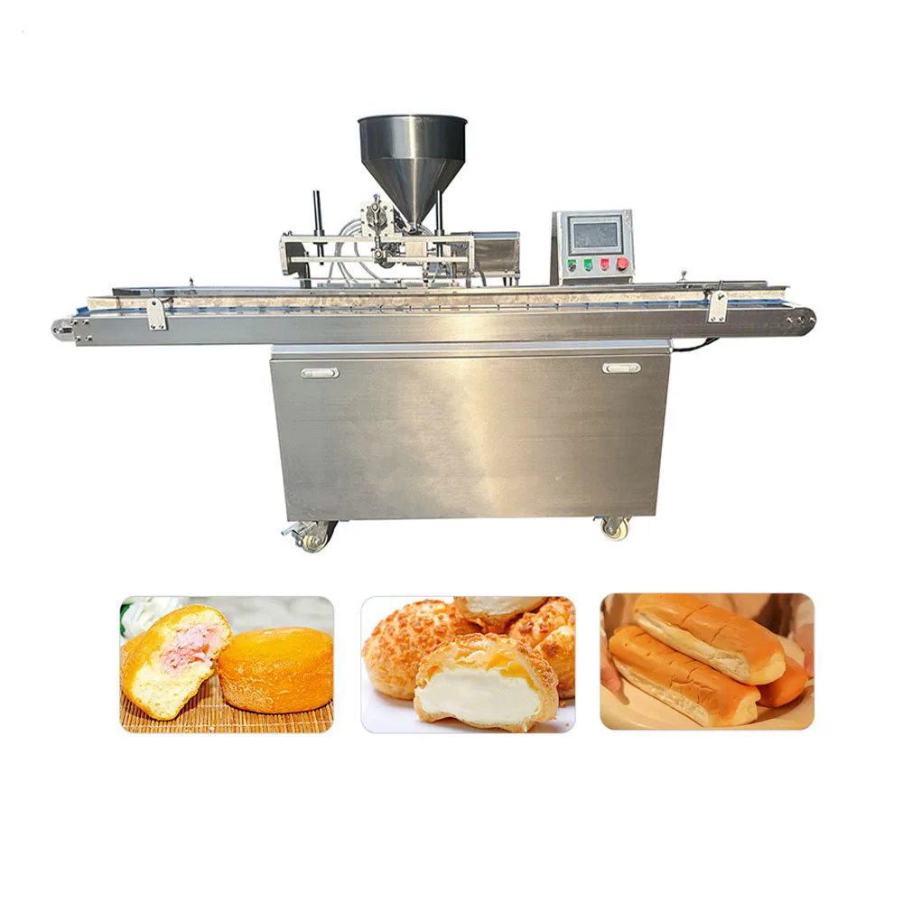 Adjustable Factory Price Croissant Filling Machine Bread Filling Machine Multi-functional Cream Filling Machine