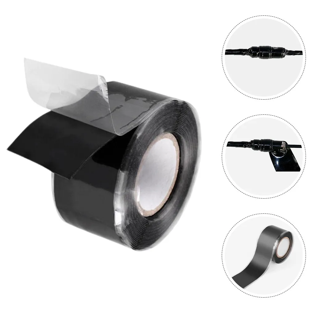 Self-Adhesive Silicone Repair Tape High Temperature Resistant for Hose Pipe Leak Fix Cable Winding Insulation Weatherproof