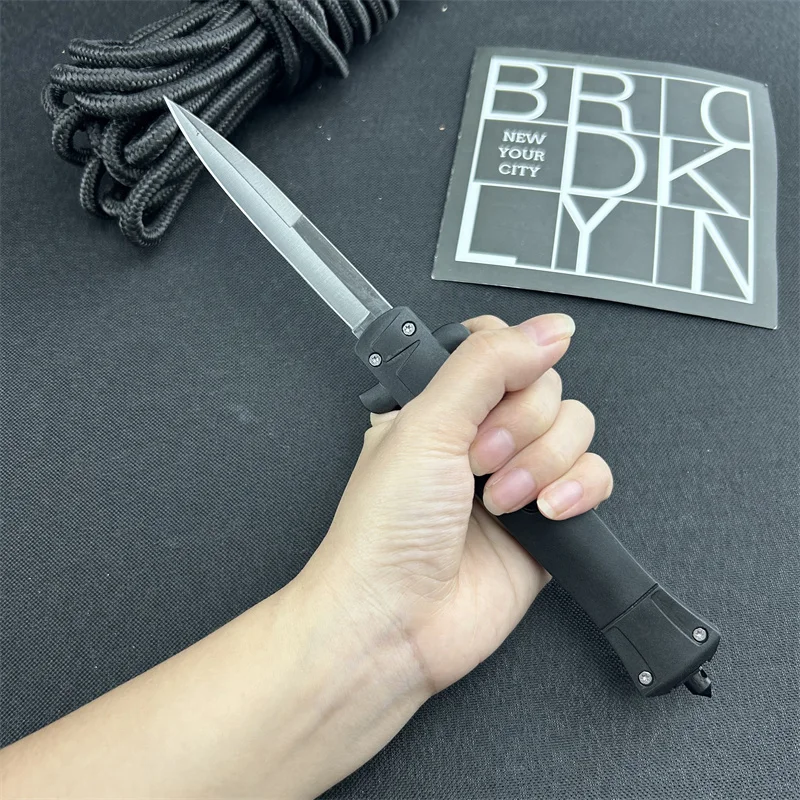 

Pocket Folding Knife ABS Handle EDC Folding Blade Camping Fishing Cutter Self-defense Tactical Multifunctional Outdoor Tools