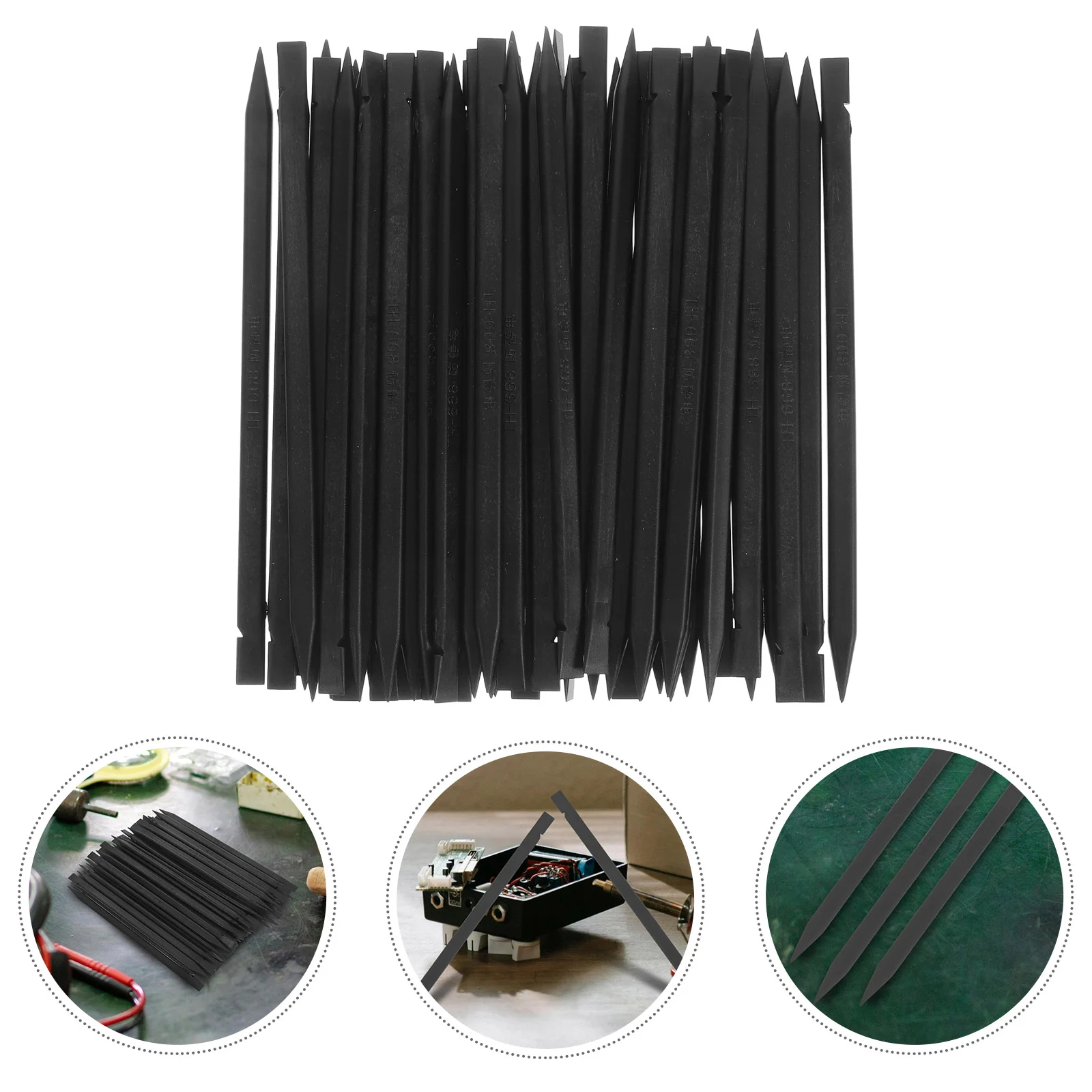 50 PCS LCD Screen Disassembly Tool Lever Crowbar Tablet Repair Tools Anti-static Disassemble Rod Spudger Pry Electricity