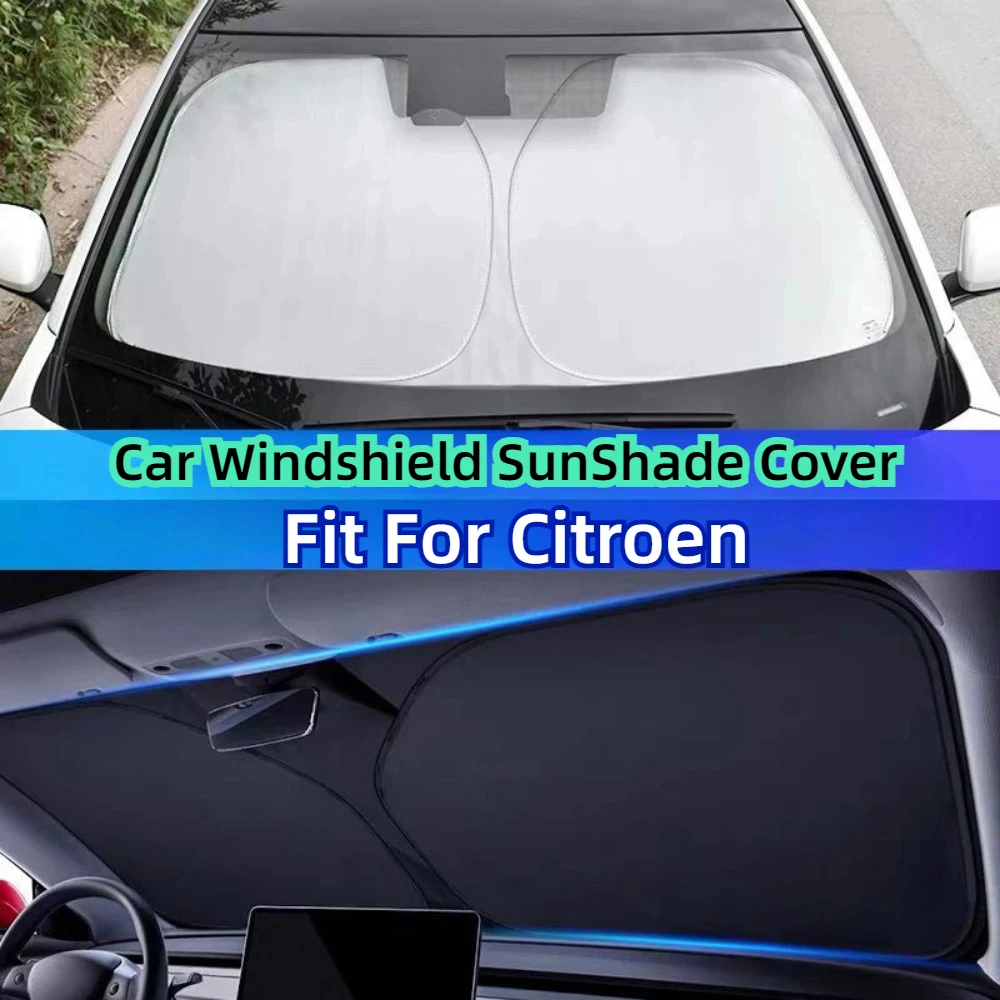 

Car Windshield Front Sun Shade Cover Fit For Citroen C2 C3 C5 X7 C6 C4 Picasso Berlingo Anti UV SunShade