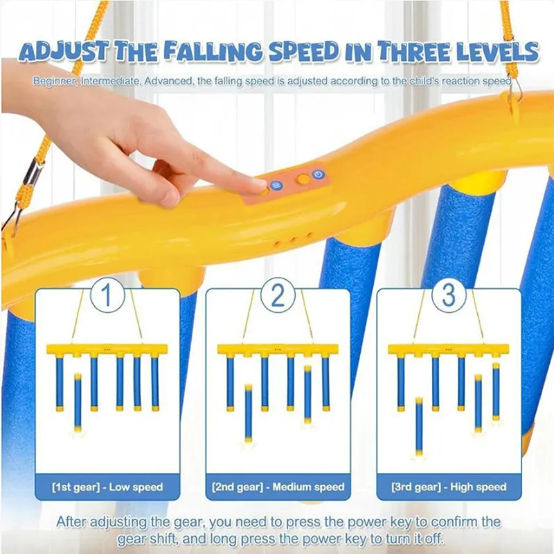 チャレンジ 落ちる棒ゲーム 子供用スティックキャッチおもちゃ 反応能力トレーニング 教育用 親子インタラクティブおもちゃ スポーツ