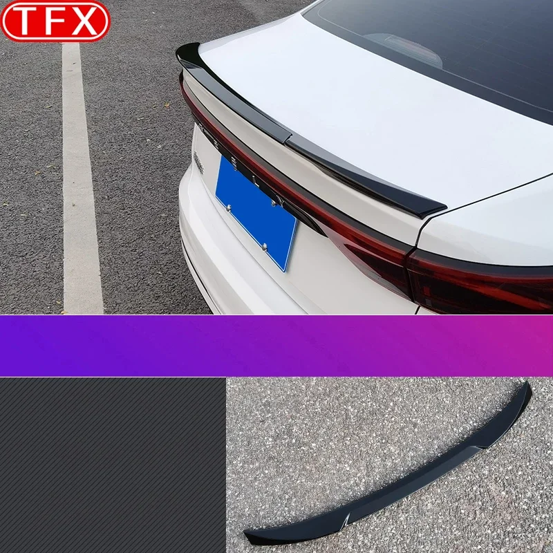 For Geely All-new Emgrand II 2023 2024 Car Styling Rear Spoiler Trunk Lip Tail Wing ABS Modification Auto Accessories