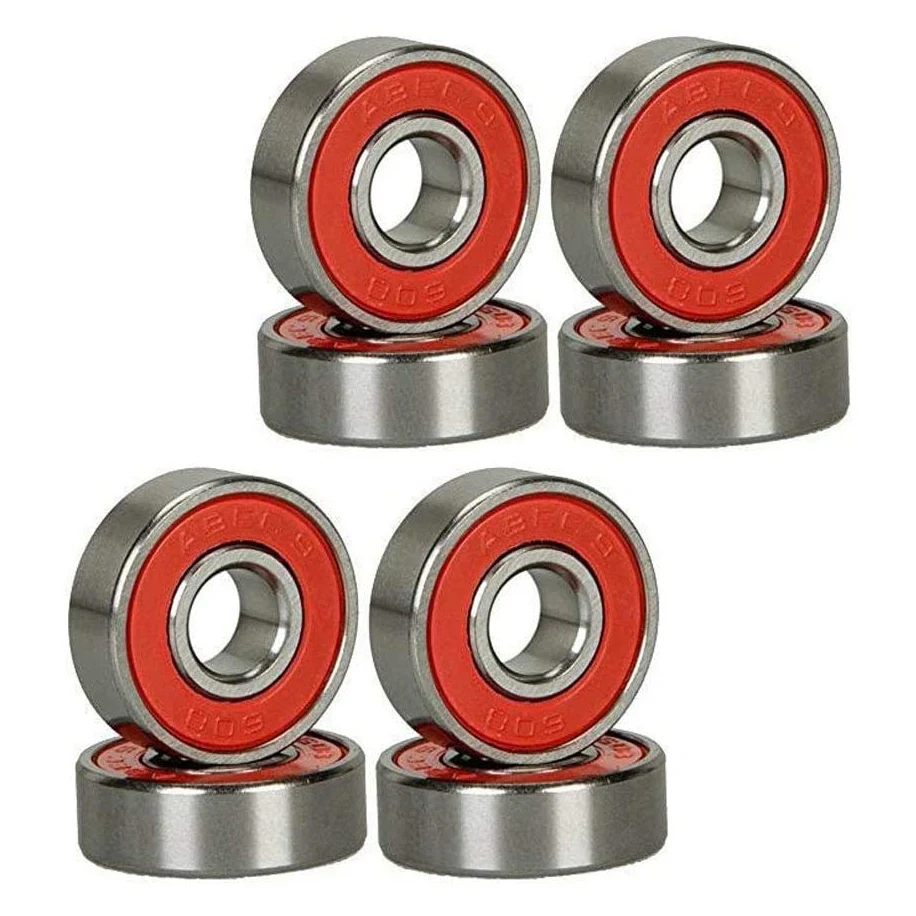 10Pcs ABEC-9 608-RS Skateboard Longboard Bearings Inline Skate Bearings Roller Skate Bearings