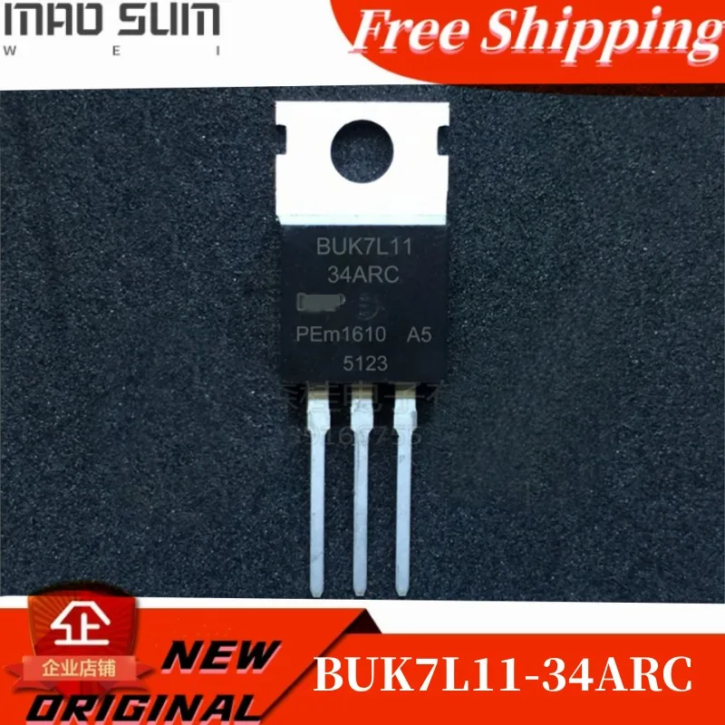 10PCS-20PCS/LOT 100% new BUK7L11-34ARC BUK7L1134ARC BUK7L11 75A 34V TO-220 transistors