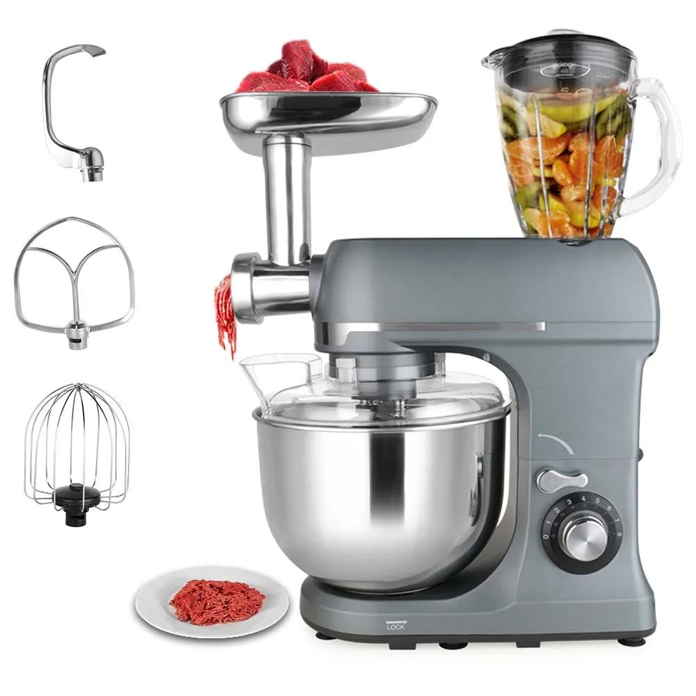 

Factory Customization Home Kitchen Electric Cake Aid 6.5L 7L 8L 10L Bowl Stand Food Mixer Machines