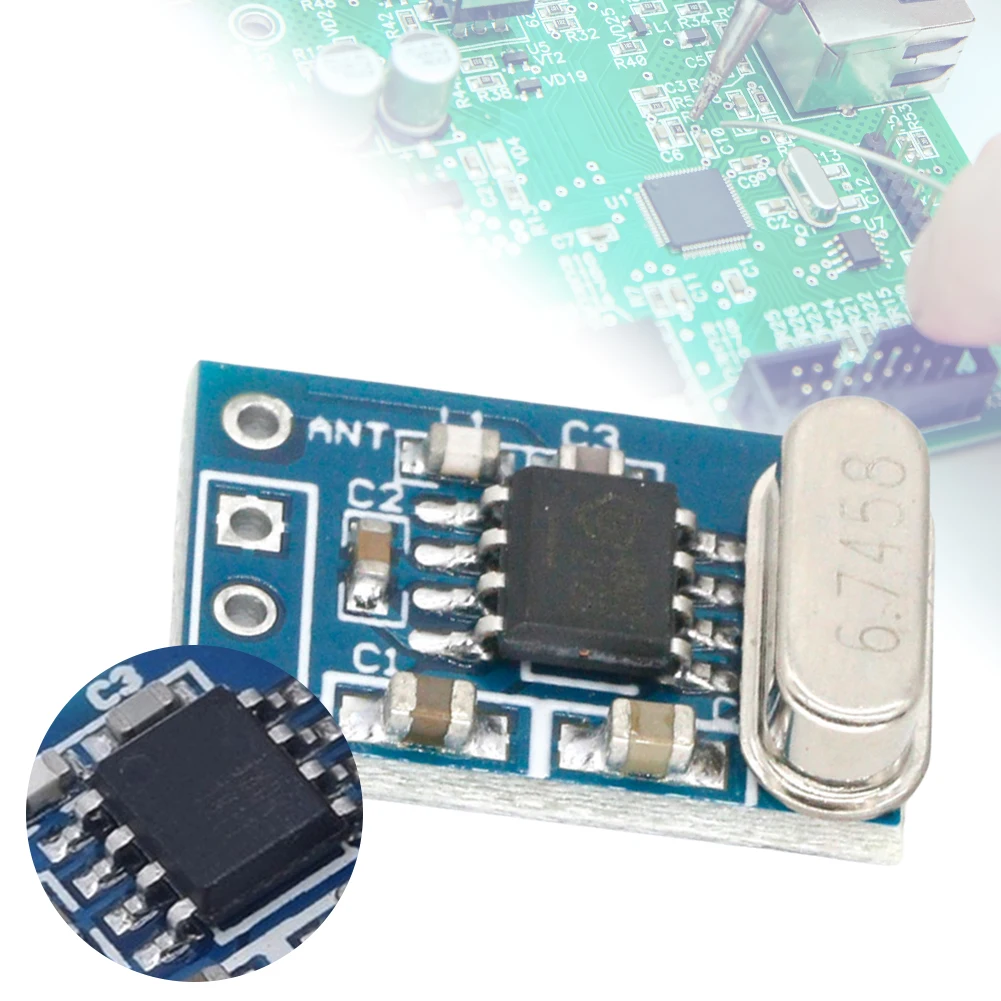 

433MHZ Transmitter and Receiver Module ASK/OOK Chip PCB SYN115/SYN480R Wireless Module Receiver Transmitter for Remote Control