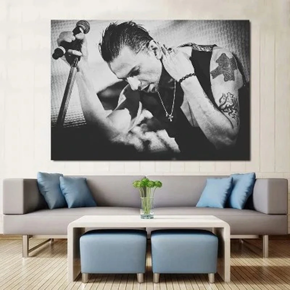 Depeche_Modes Poster English Electronic Music Band Canvas Painting Modern Wall Art Prints Picture for Living Room Decoration