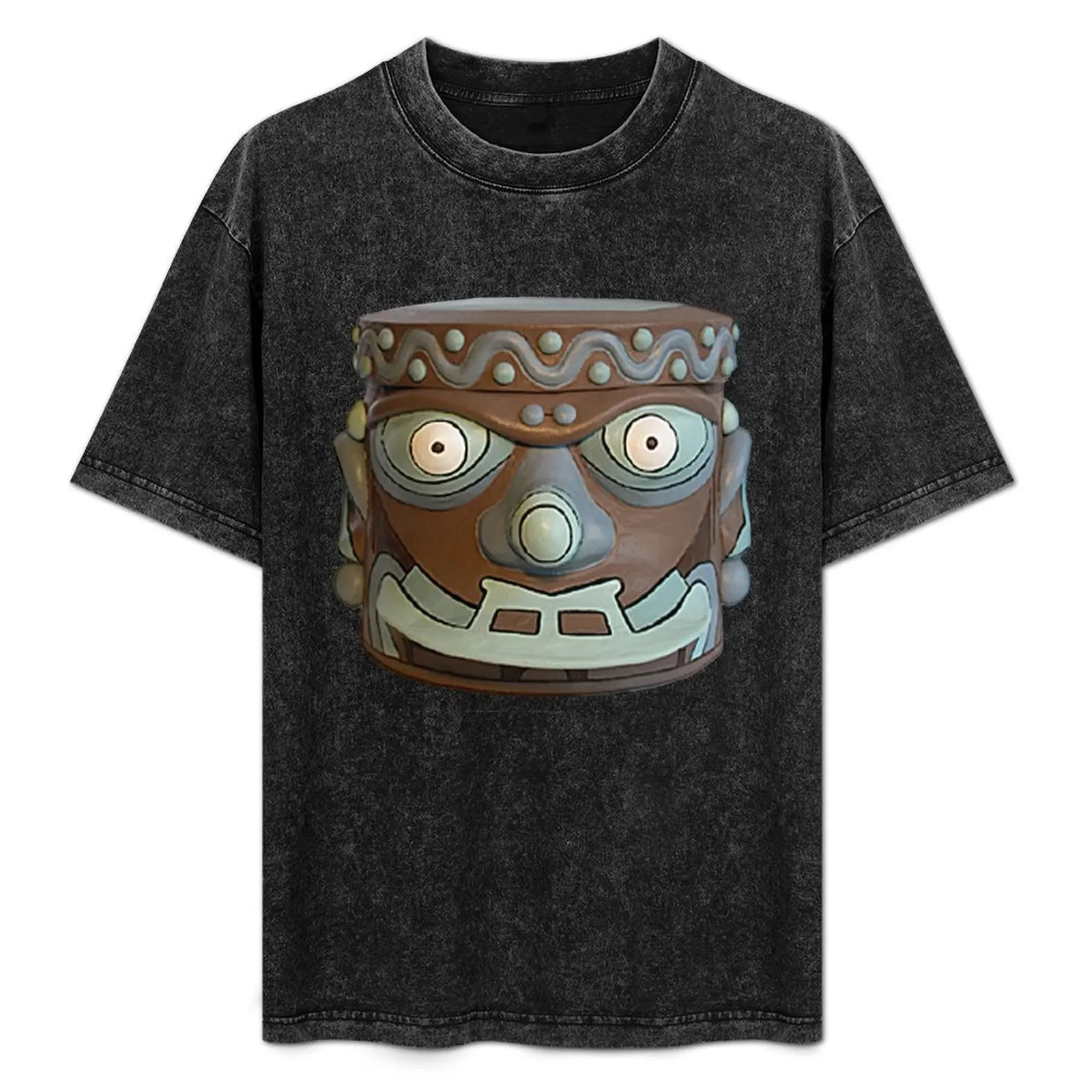 

Xtapolapocetl -- Olmec Head T-Shirt Basic Short Sleeve T-Shirt for Men