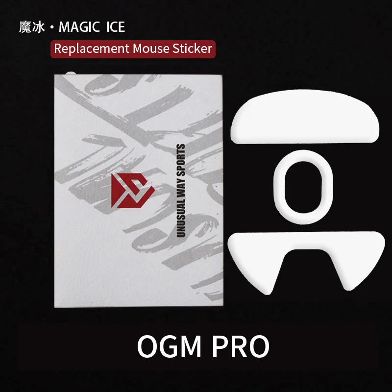UnusualWaySports Mouse Skates Feet Waizowl OGM Pro Cambered Surface PTFE Anti Collapse Magic Ice Pink Black Silver Fox