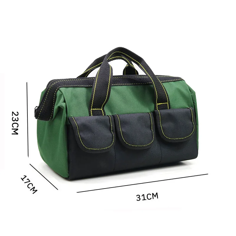 1PC Tool Bag Multifunctional Storage Electrician Wear Resistant Thickened Canvas Electrician Woodworking Tool Bag Portable