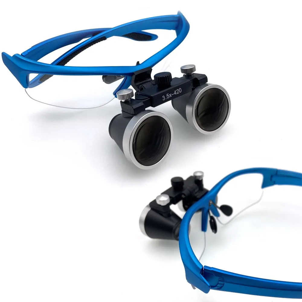 High quality2.5X 3.5X420mm Portable Dentist Surgical Medical Binocular Dental Loupe Optical Glass For Dental Exams