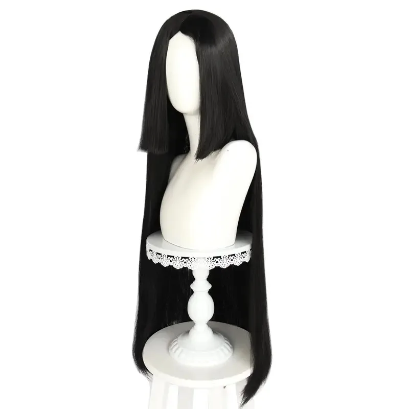 

2025 yiyi2025yiyiLong Women Boa Hancock Long Straight Black for Halloween Womens Cosplay Outfit Wig Synthet