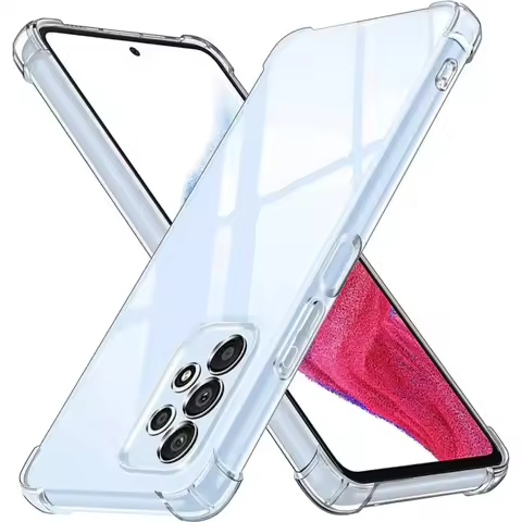 Note 20 Ultra Shookproof Air-Bag Clear Case for Samsung Galaxy A52 A52S A72 A22 A32 A12 5G Note 10 Plus 8 9 Cover