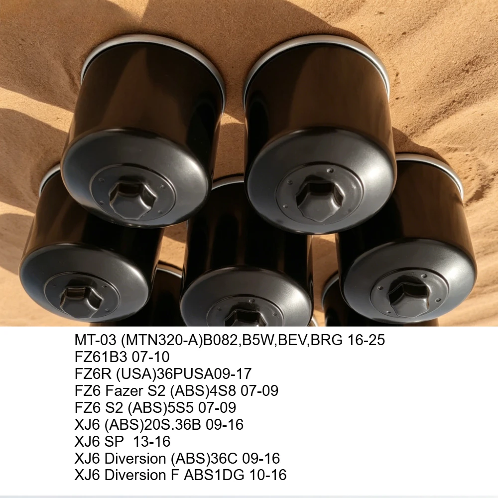 

1/2/4pc Oil Filter For Yamaha MT-03 MT03 MT 03 MTN320 MTN320A MTN 320 XJ6 SP Diversion F FZ6 Fazer S2 ABS FZ-6 FZ6R FZ-6R FZ 6R