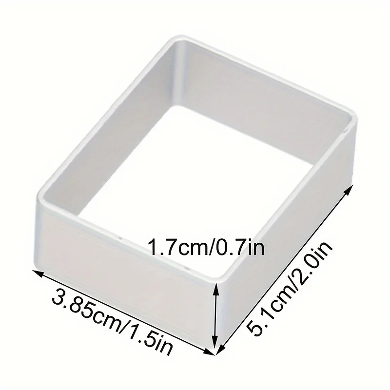 Rectangle Cheese Cake Molds, Mini Cake Pan, For Making Mini Cheesecake, Cookie, Desserts, Mousse Cakes,Baking Tools