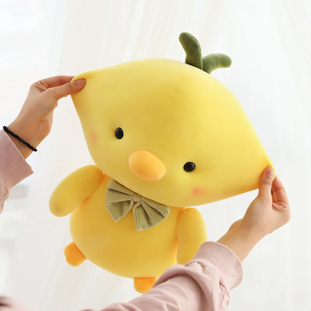 25cm Lovely Little Yellow Chick Stuffed Animal Plush Toy Cute Cartoon Chicken Plush Doll Pillow Boy Girl Birthday Gifts