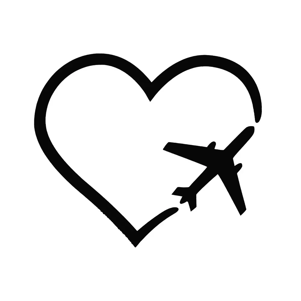 Car Stickers Interesting Airplane Aviation Pilot Car Styling Vinyl Decals Decor,15CM
