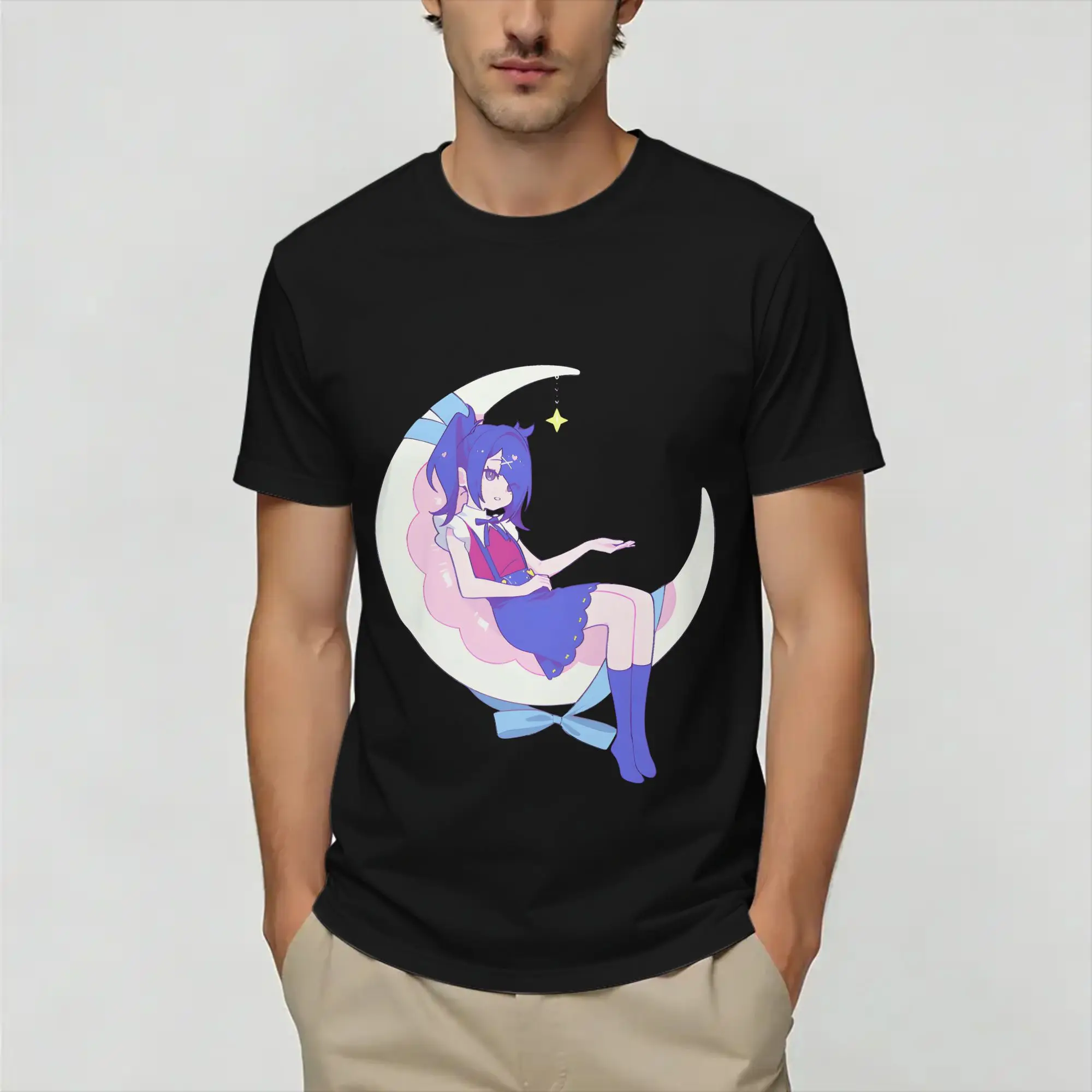 KANGEL Needy Streamer  T-Shirts for Men  Awesome 100% Cotton Tees Crew Neck Short Sleeve T Shirts Gift Idea Clothing