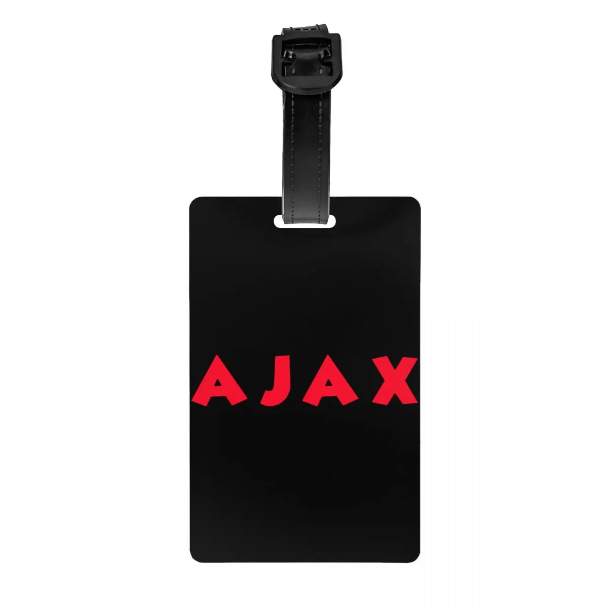 Ajax Letter Print Etiqueta de equipaje para maleta de viaje, Amsterdam, fútbol, cubierta de privacidad, etiqueta de identificación