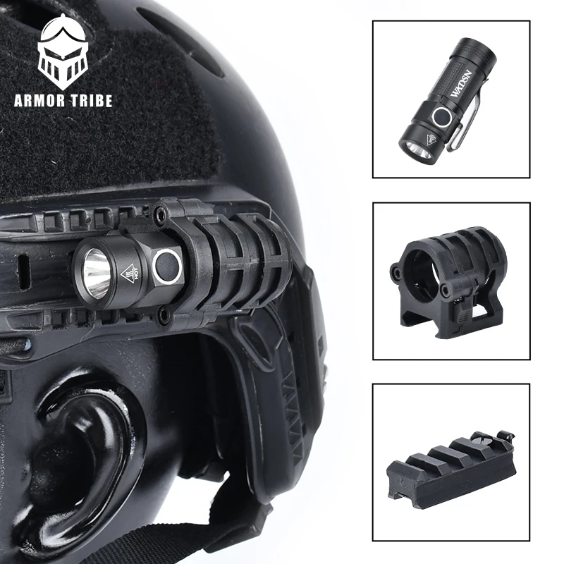 

Tactical Airsoft Strobe Consant Momentary Helmet Lamp Mini Helmet Light FAST Head Mounted Flashlight Fit 20mm Picatinny Rail