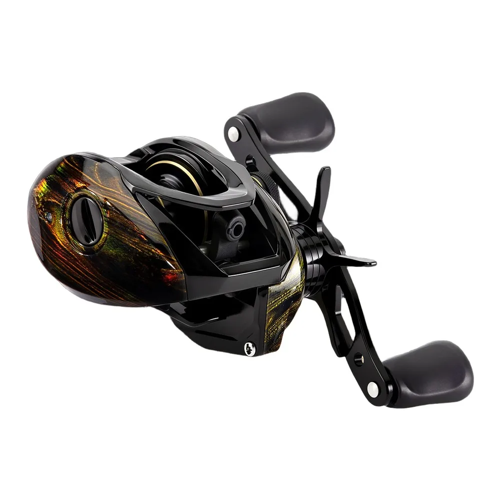 DC Electronic Magnetic Brake Baitcasting Reel Anti Backlash Smart Control Lightweight Aluminum Spool For Beginner Competition