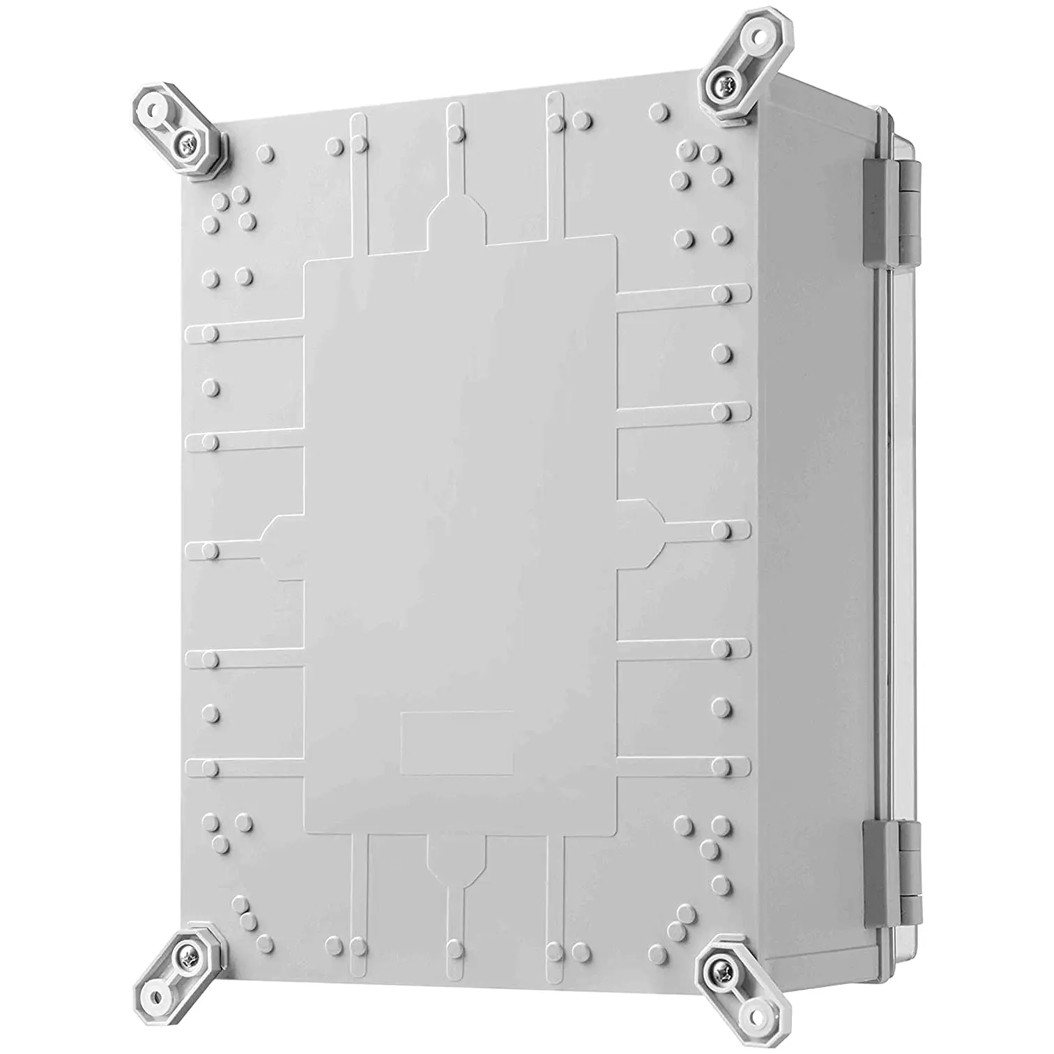 IP66 Waterproof Junction Box Enclosure ABS Plastic with Hinge Buckle Electronic Power Distribution Box for Electrical Project