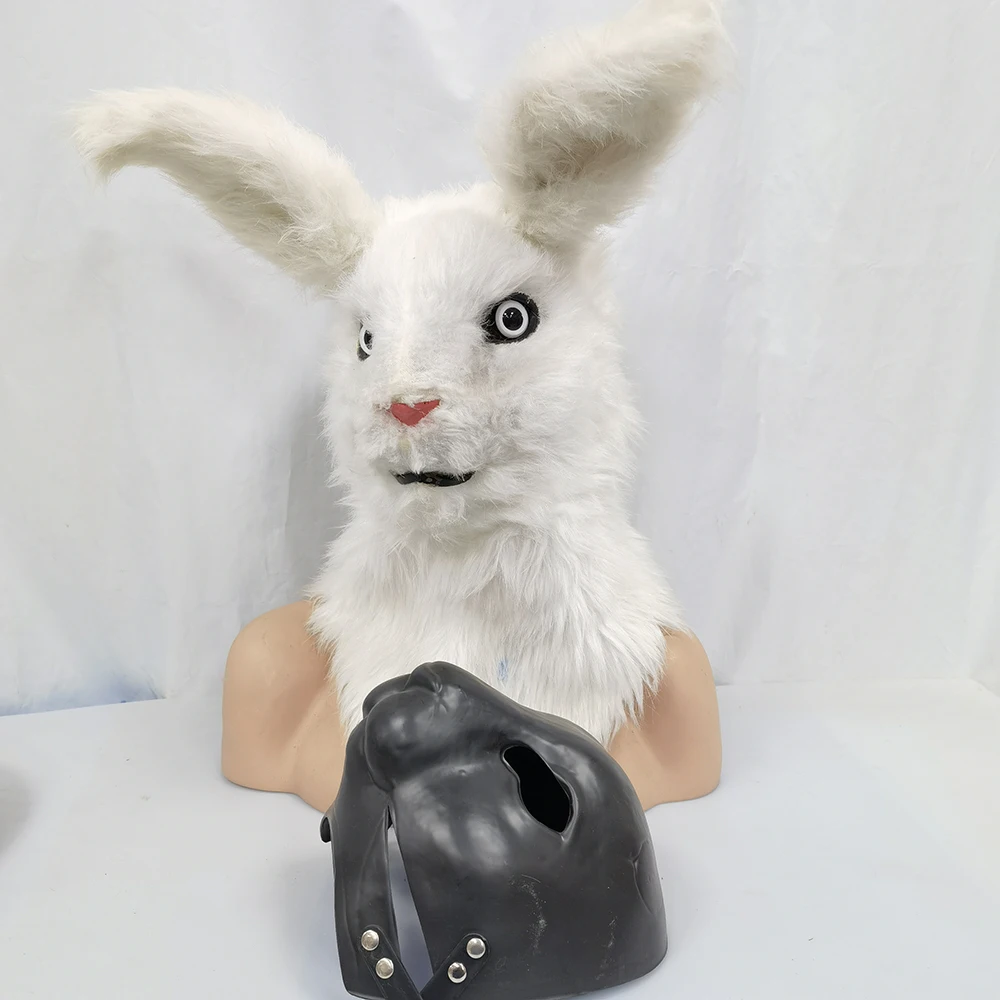 DIY Animal Moving Mouth Blank Mask Mold DIY handmade Rabbit mold Set Package Make Your Own Halloween Prop