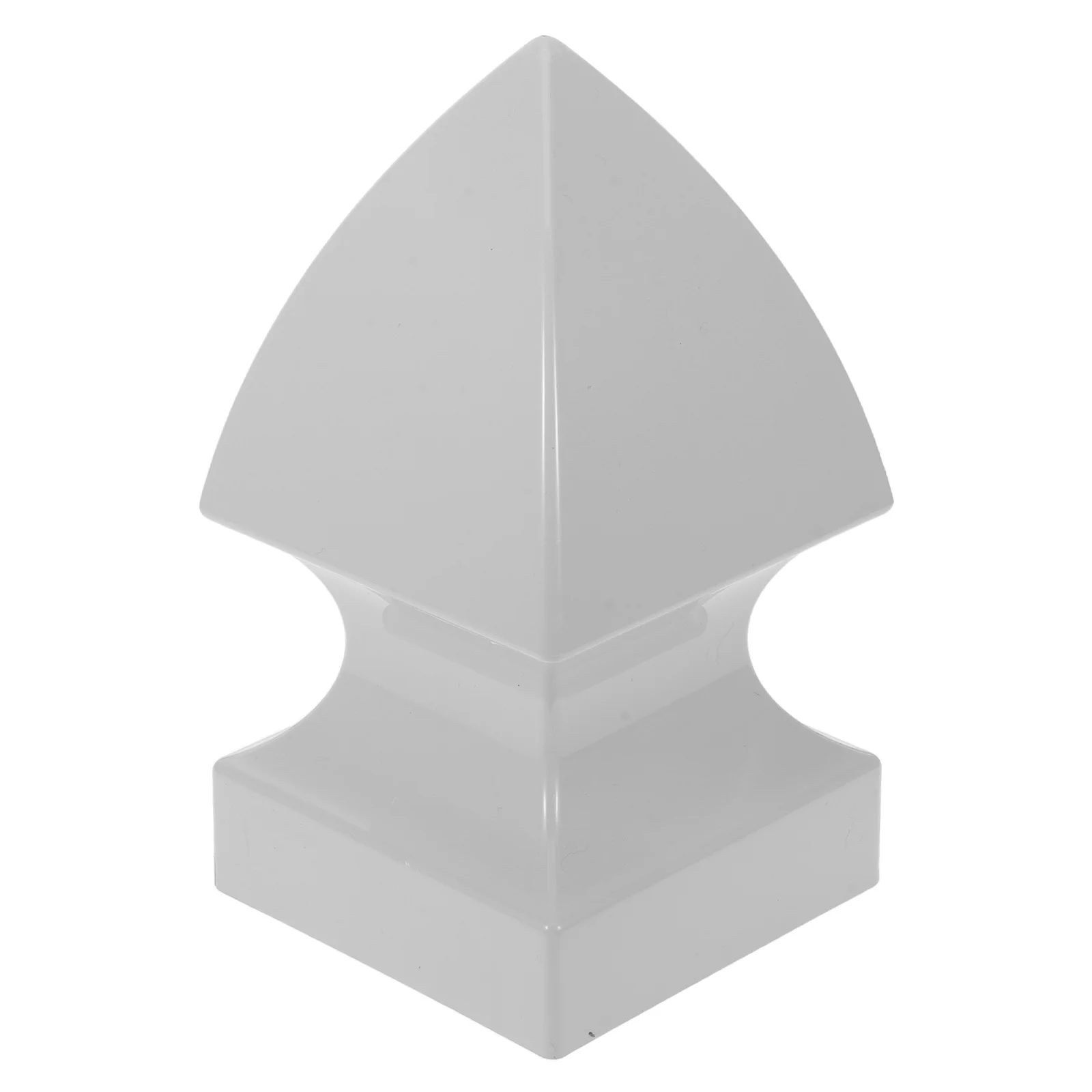 

Gothic Post Caps 5 Inch PVC Pyramid Outdoor Railings for Steps Fence Post Protectors Staircase Handrail Covers