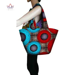 Tela de cera Real de alta calidad para coser, bolso de mano con estampado de cera de moda para mujer africana, forro completo para bolsos africanos SP046, 2023