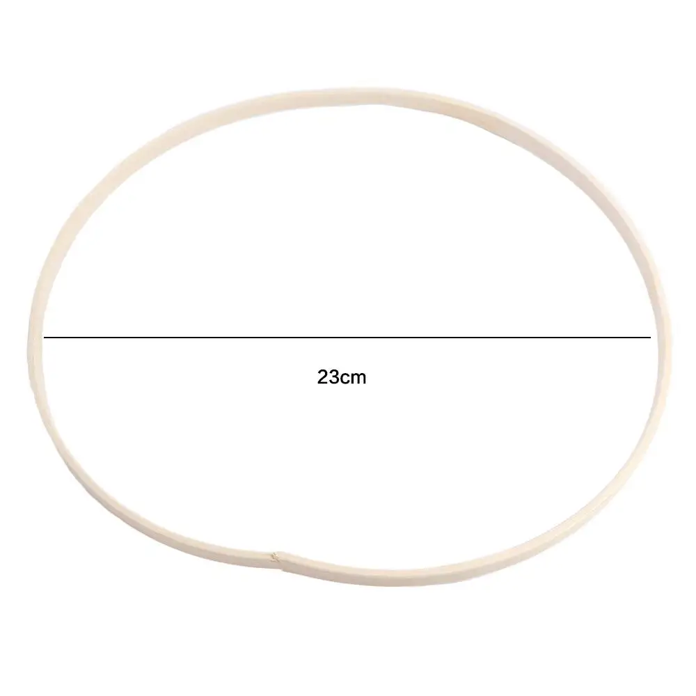 Dream Catching Net Ring Round Bamboo Circle Bamboo Hanging Flower Wreath Ring 10-30cm Bamboo Hoop Frame Christmas