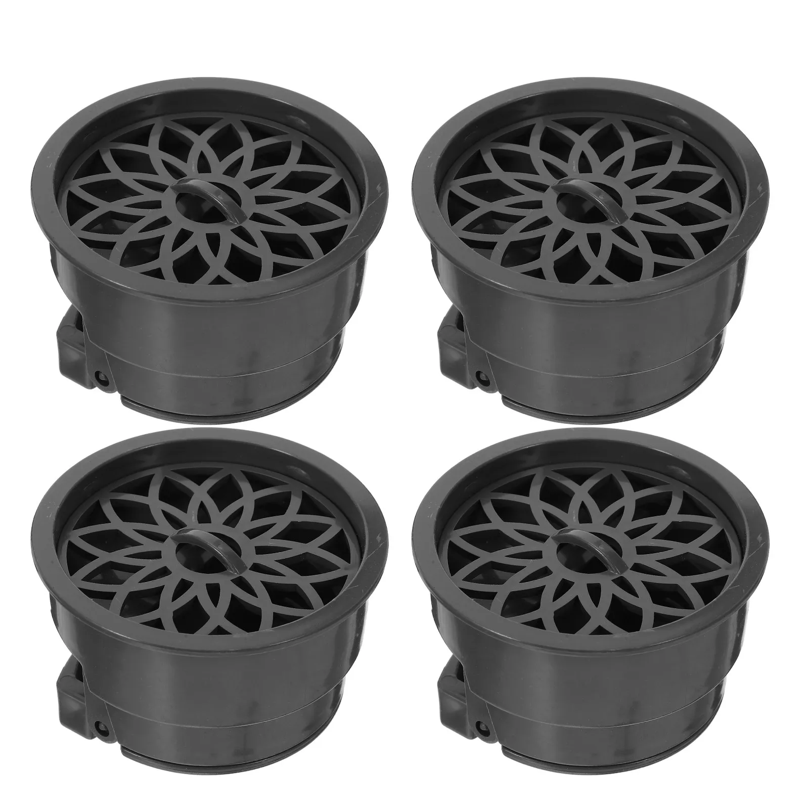 

Комплект из 4-х круглых самозакрывающихся заглушек для напольного слива с защитой от запаха и обратного потока, предотвращающих засоры, для кухни и ванной, 4,5 см