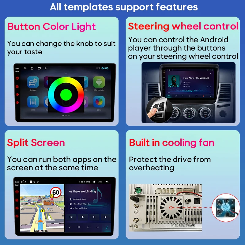 Android Auto Für Jeep Renegade 2014-2018 Auto Radio Multimidia Player GPS Navigation Carplay Auto Intelligente Systeme 4G wifi 2K