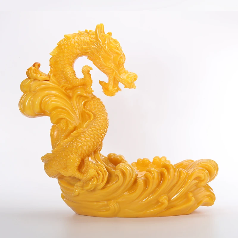 Creative Dragon Plate Resin Platter Ice Buffet