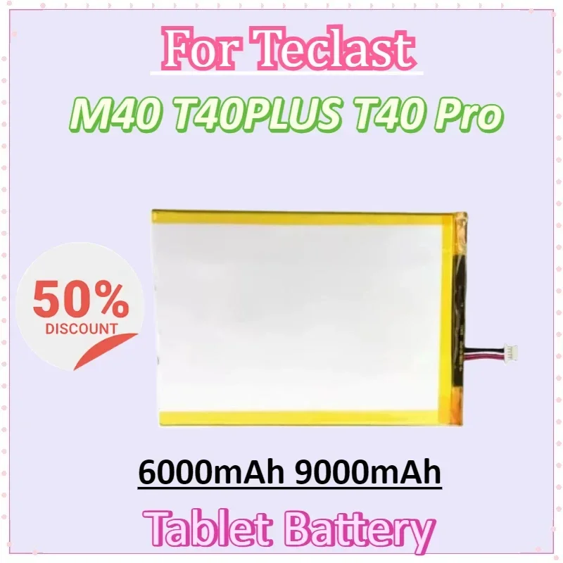 

Lapto Battery 3.8V 6000mAh 9000mAh for Teclast M40 PLUS T40 Pro Tablet PC Batteries
