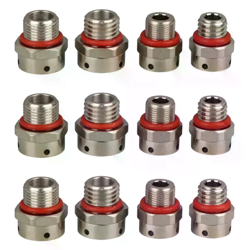Stainless Steel M5-M20 Air Vent Valve Waterproof Breather Valve Easy Install for Solar Power System Protection